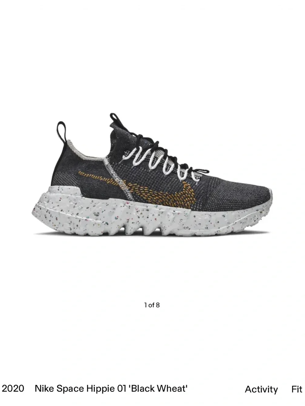 Nike Space Hippie 01 Black Wheat